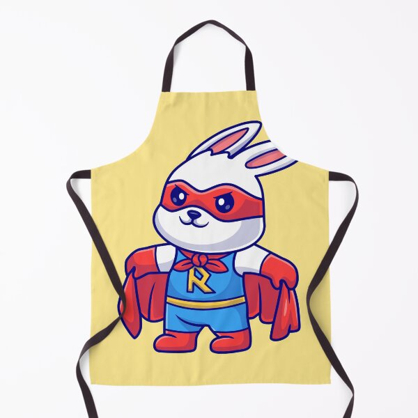 Item preview, Hop into Action: Cute Rabbit Superhero - Cartoon Vector Illustration designed and sold by hjian8219.