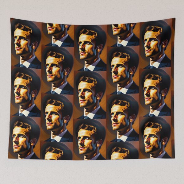 Item preview, Emmanuel macron like a god designed and sold by HEL-GSHOP.