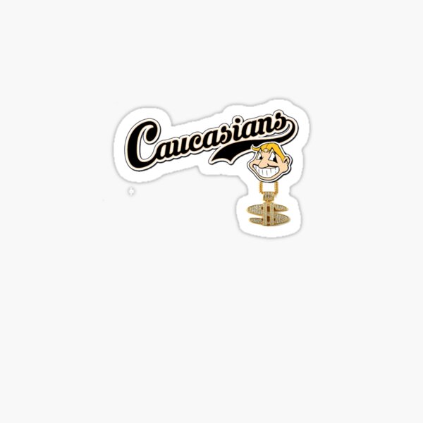 Caucasians  Sticker for Sale by picken-shirely