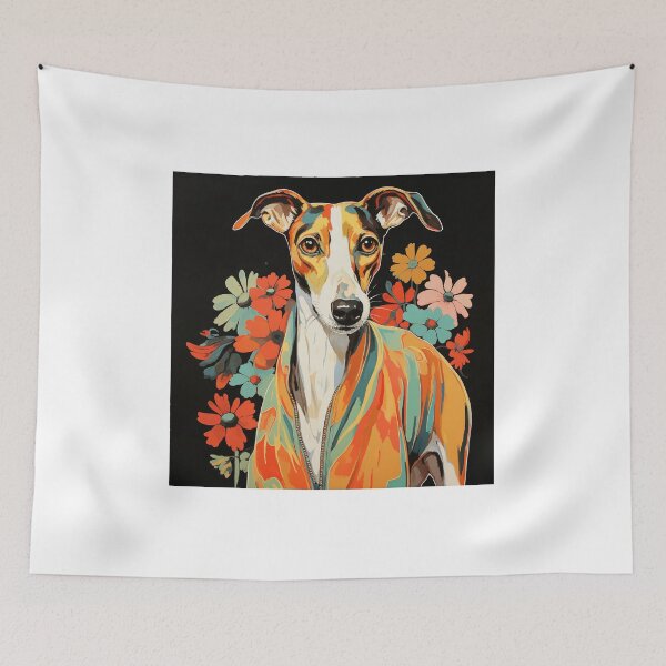 Item preview, Greyhounds Wall Art, Greyhound Dog Prints, Home Office Art designed and sold by ShaneUFO.