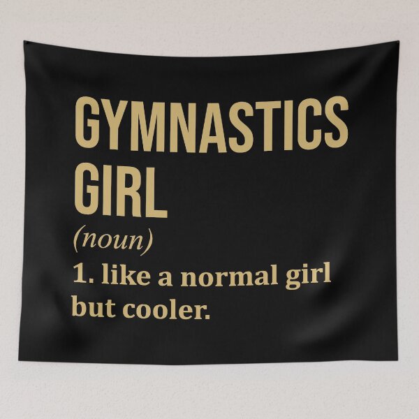 Item preview, Gymnastics Girl Definition in Gold designed and sold by XCIV.