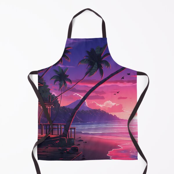 Artikelvorschau, Eine neonbeleuchtete Strandszene entworfen und verkauft von Nickyayee.