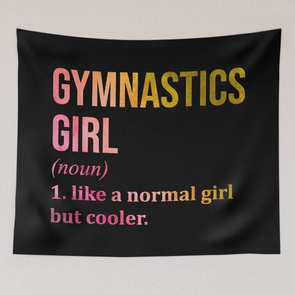 Item preview, Gymnastics Girl Definition in Watercolor designed and sold by XCIV.