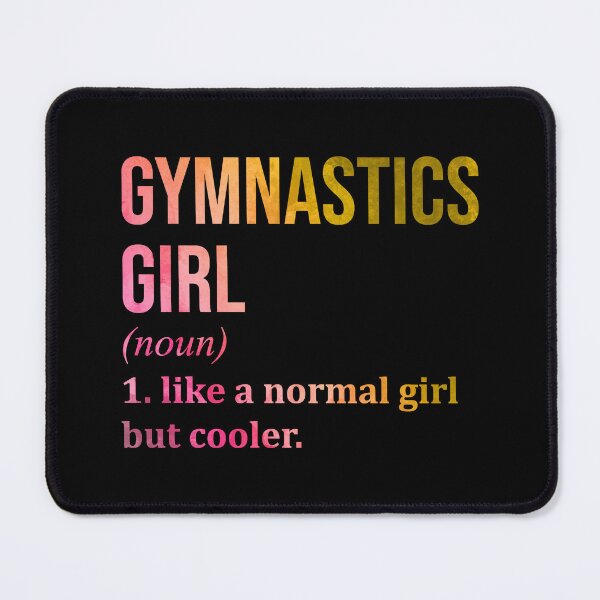 Item preview, Gymnastics Girl Definition in Watercolor designed and sold by XCIV.