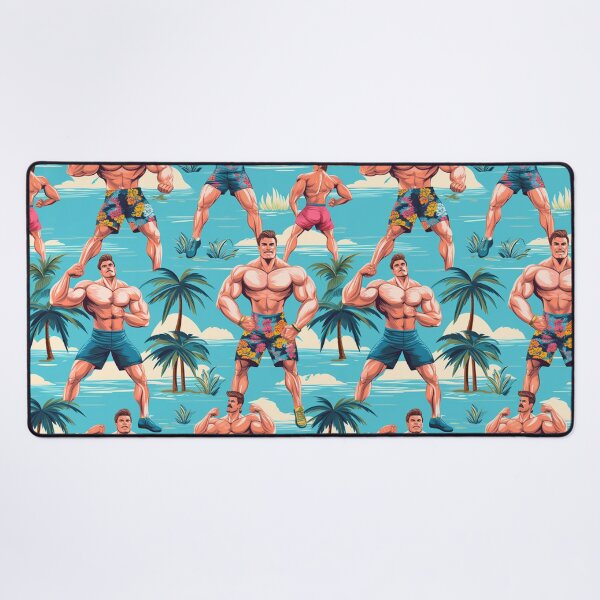 Item preview, Muscle Beach | Tropical Print designed and sold by Mattk270.
