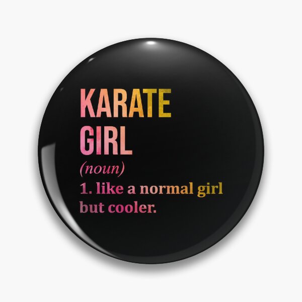 Item preview, Karate Girl Definition in Watercolor designed and sold by XCIV.