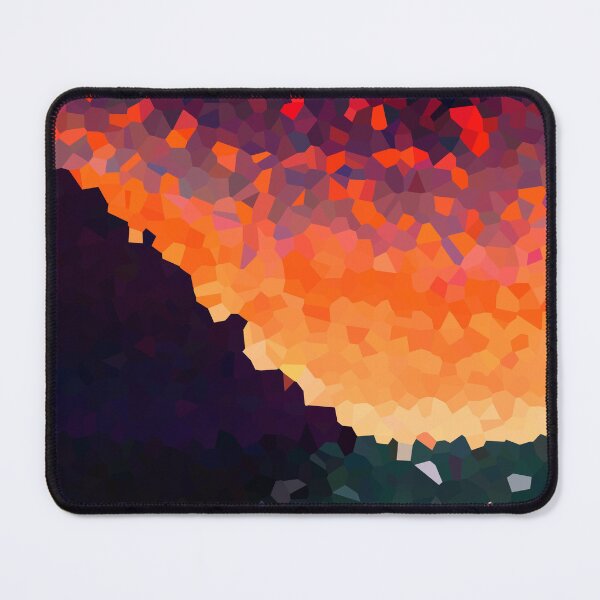 Item preview, Coastal Mountain Abstract Beach and Colorful Sky Scene 2 of 8 designed and sold by Beachy.
