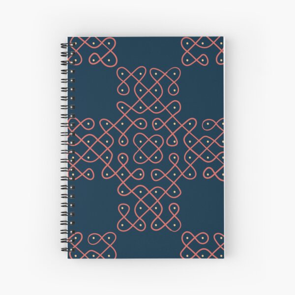 Ethnic Indian Doodle Art Spiral Notebook