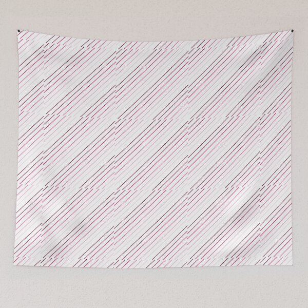Item preview, Red Pin Stripe on White, Red Tones designed and sold by AASparksDesigns.