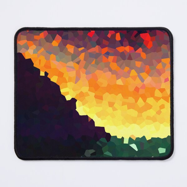 Item preview, Coastal Mountain Abstract Beach and Colorful Sky Scene 3 of 8 designed and sold by Beachy.