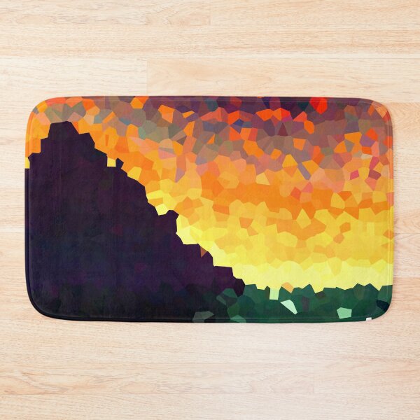 Item preview, Coastal Mountain Abstract Beach and Colorful Sky Scene 3 of 8 designed and sold by Beachy.