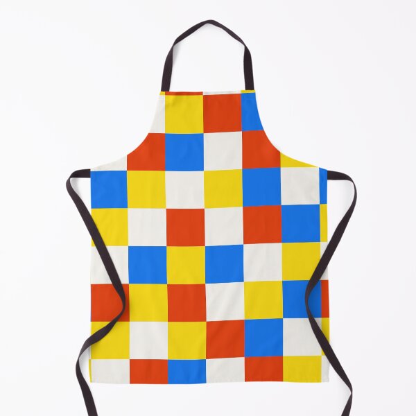 Item preview, Funfair checkerboard - colorful checks in blue, red, yellow and white designed and sold by Muxune.