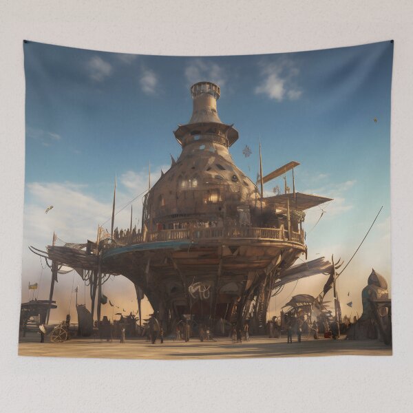 Item preview, Solarpunk. The Burning Man festival designed and sold by Nickyayee.
