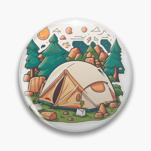 Item preview, Retro vintage gone camping designed and sold by LivingItFunky.