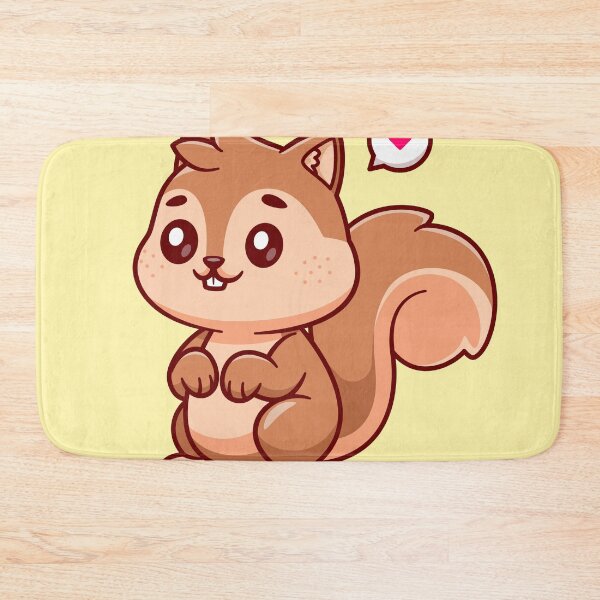 Item preview, Nutty Nibbler: Cute Squirrel Standing - Cartoon Vector Illustration designed and sold by hjian8219.