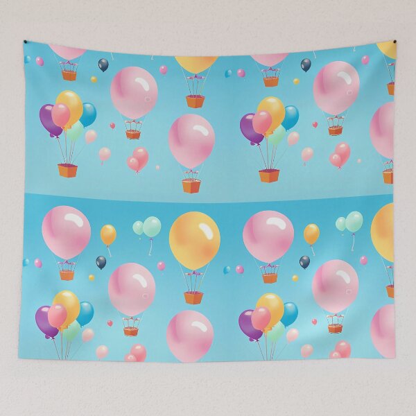 Item preview, pattern of hot air balloons designed and sold by JoselART.