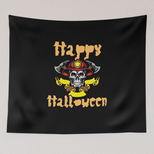 Item preview, Happy Halloween Fireman designed and sold by earth-t-shirt.