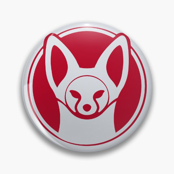 Item preview, Fennec Fox. Minimalist, stylized art of a desert creature in red ink designed and sold by martodesign.
