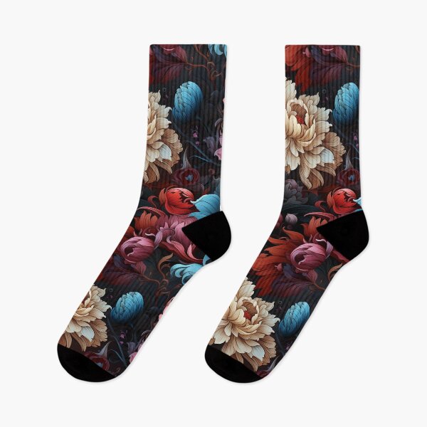 Item preview, Midnight Mourning: Dark Floral Gothic Delight Dark Floral Design designed and sold by NikkofTime.