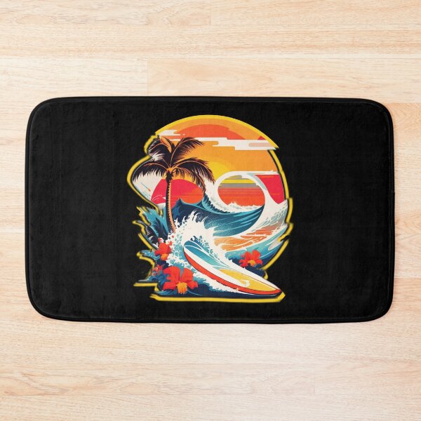 Item preview, Catch a Wave Surfing Palm Trees - Summer Time Essentials designed and sold by Ridiculam Toga.
