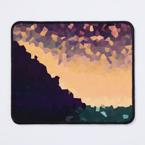 Item preview, Coastal Mountain Abstract Beach and Colorful Sky Scene 4 of 8 designed and sold by Beachy.