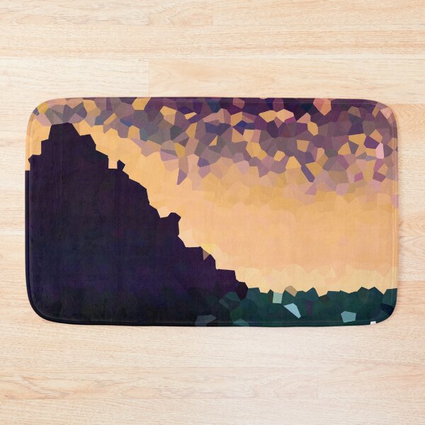 Item preview, Coastal Mountain Abstract Beach and Colorful Sky Scene 4 of 8 designed and sold by Beachy.