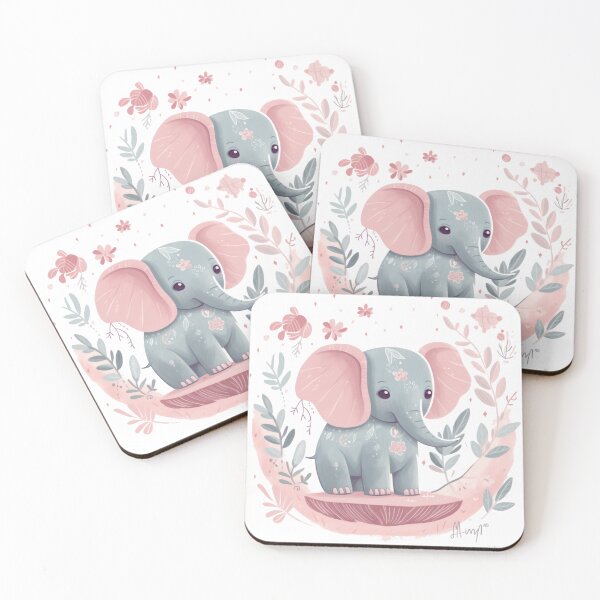 Item preview, This playful pachyderm is making our hearts melt designed and sold by cafegrafis.