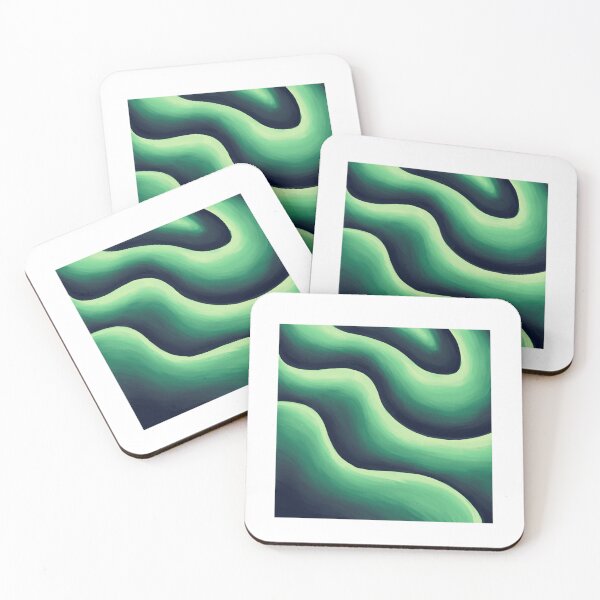 Item preview, Green Tie Dye Ripples designed and sold by Puddleleaps.