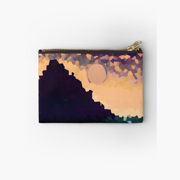 Item preview, Coastal Mountain Abstract Beach and Colorful Sky Scene 4 of 8 - with Sun designed and sold by Beachy.