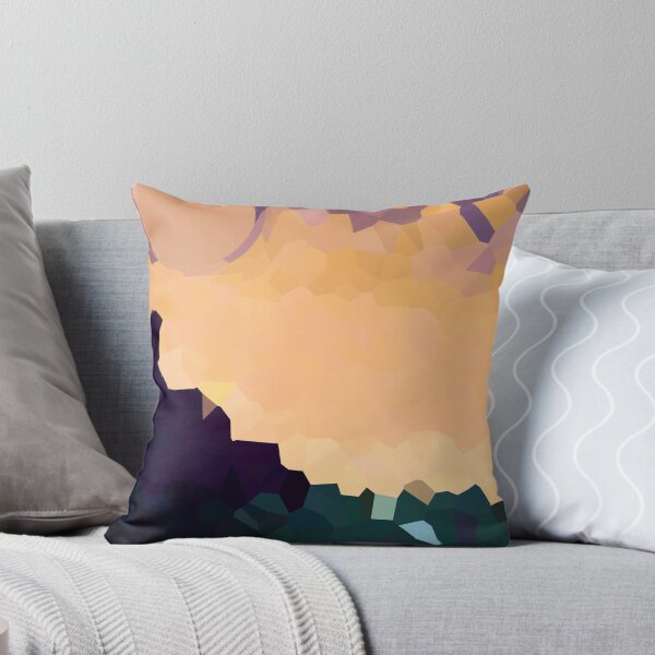 Item preview, Coastal Mountain Abstract Beach and Colorful Sky Scene 4 of 8 - with Sun designed and sold by Beachy.
