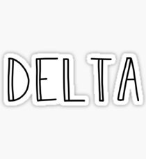 Delta Sorority Sticker