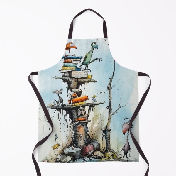 Item preview, tree of books designed and sold by Stroka-AI-Art.