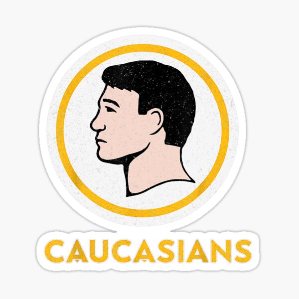  Caucasians Funny Vintage Caucasians Pride T-Shirt