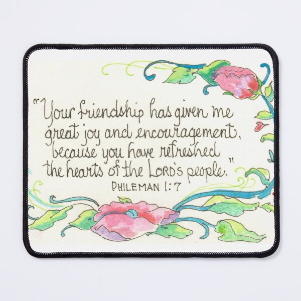 Item preview, Philemon 1:7 designed and sold by peggy-faye.