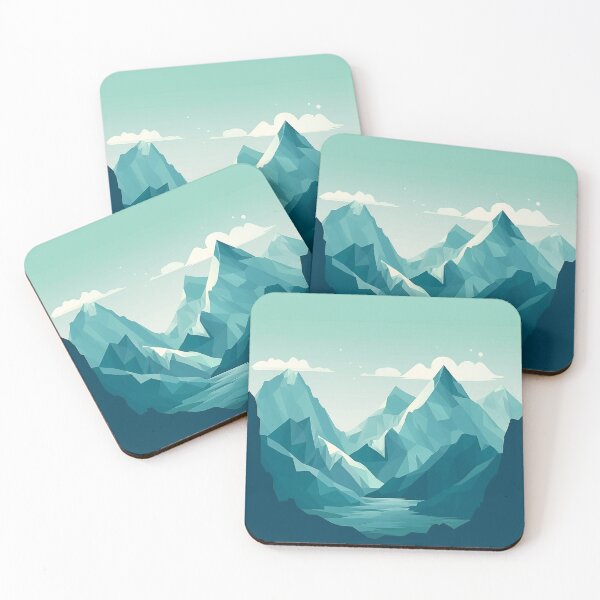 Item preview, Minimalistic background - mountain ranges designed and sold by storyofdavid.