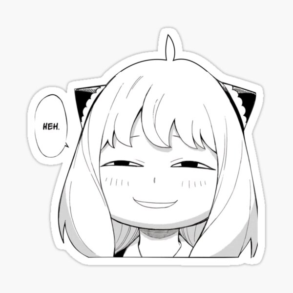 Anya meme  Sticker for Sale by oOMariOo