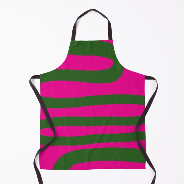 Item preview, Boho Green Lines over Hot Pink designed and sold by cadinera.