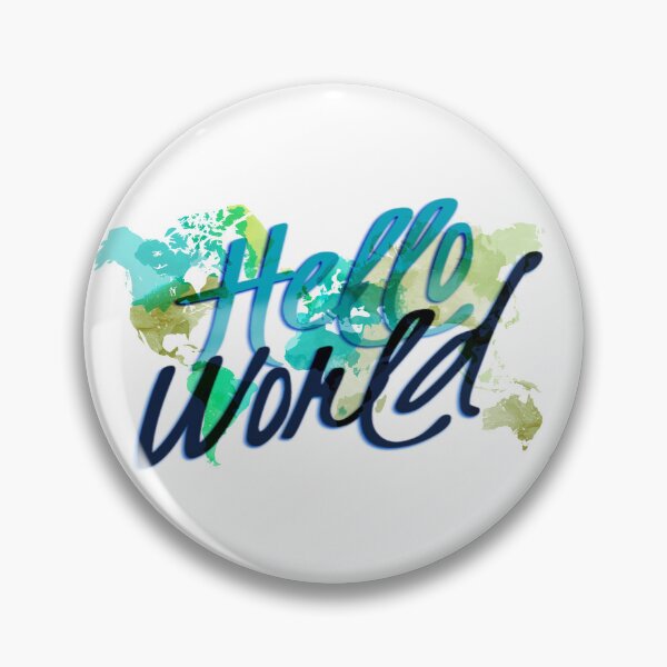 Item preview, Hello World designed and sold by TimelessJourney.