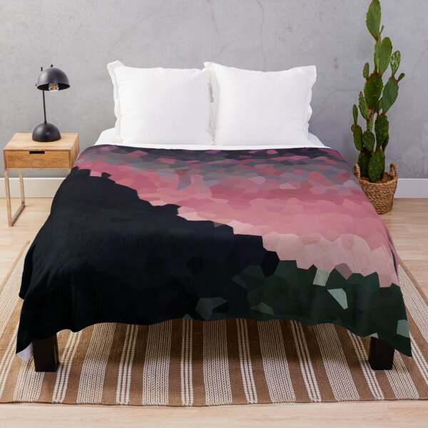 Item preview, Coastal Mountain Abstract Beach and Colorful Sky Scene 6 of 8 designed and sold by Beachy.