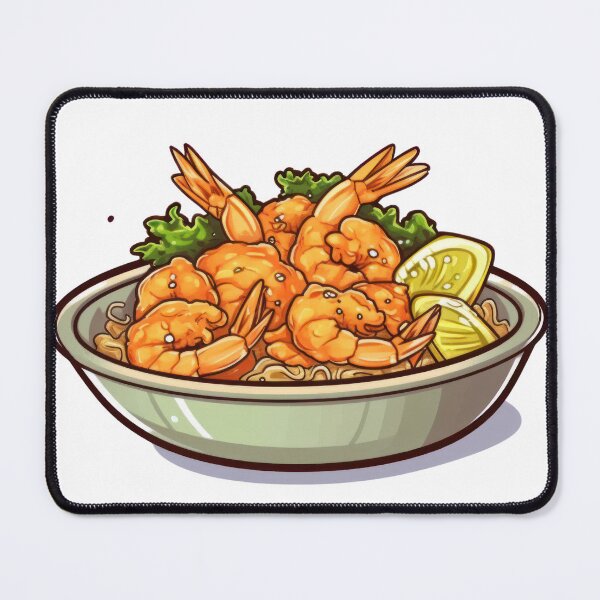 Item preview, This tempura shrimp is too cute to eat designed and sold by cafegrafis.
