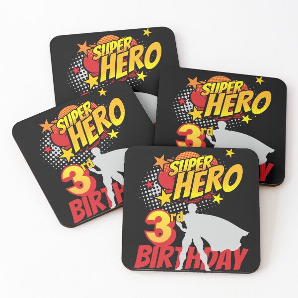 Item preview, 3rd Birthday Superhero Smash Classic Comic Style designed and sold by BunBuntheDog-.