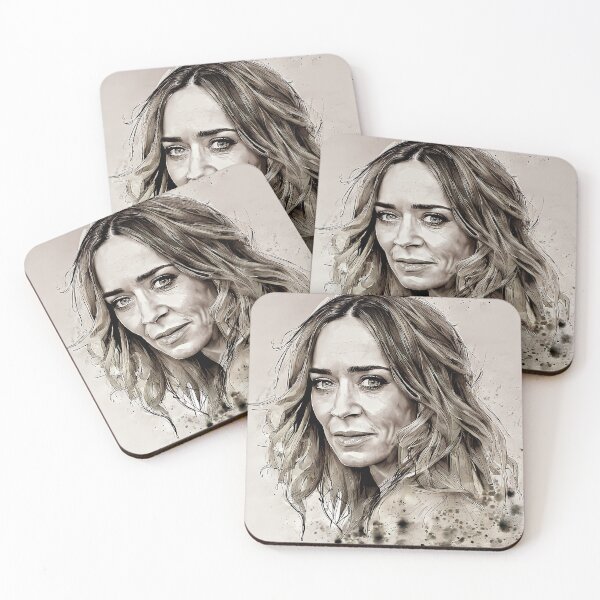 Item preview, Emily  Blunt in watercolors designed and sold by bogfl.