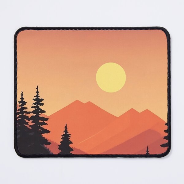 Item preview, Forest Mountain Sunrise  designed and sold by Cuddleblossom.