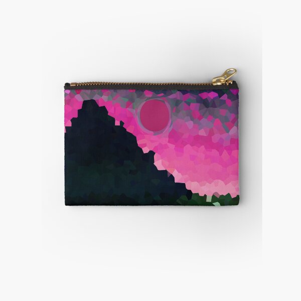 Item preview, Coastal Mountain Abstract Beach and Colorful Sky Scene 7 of 8 - with Sun designed and sold by Beachy.