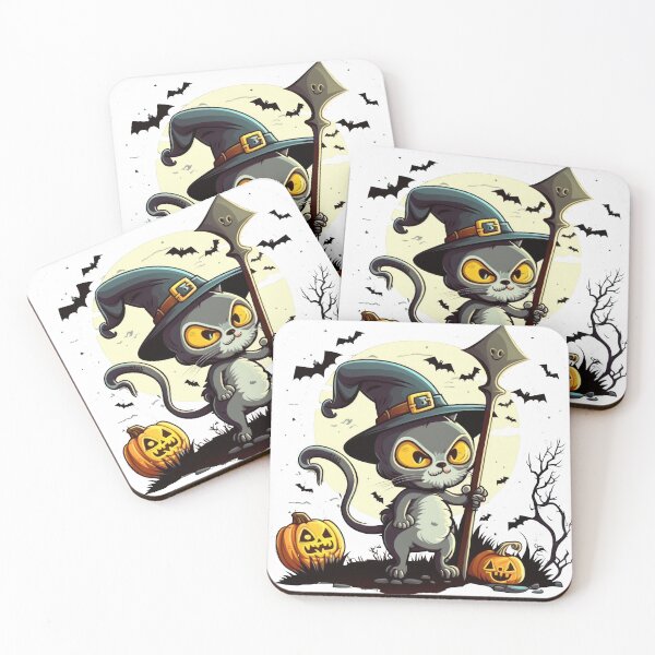 Item preview, Watch out! This Halloween, this cat's got some tricks up its sleeve designed and sold by cafegrafis.