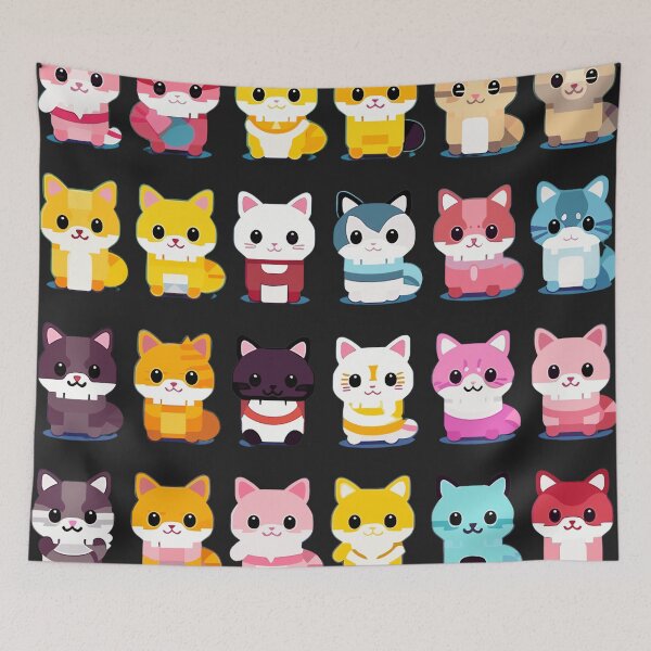 Item preview, Seamless cat 3 designed and sold by Canster-Odyssey.