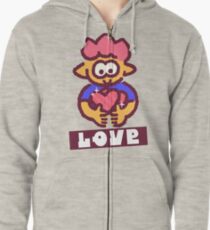 Sudadera con capucha y cremallera Splatfest 2 Team Love v.1