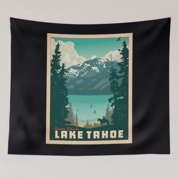 Artikelvorschau, Lake Tahoe Vintage Aufkleber entworfen und verkauft von zjuyrptmw39.