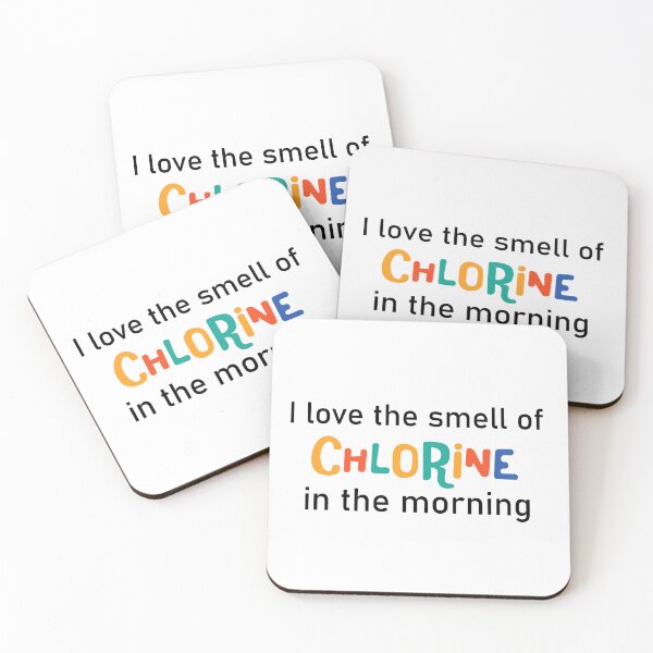 Item preview, Swim into the Day: smell of Chlorine - I love the smell of Chlorine in the morning designed and sold by EmeraldeaArt.