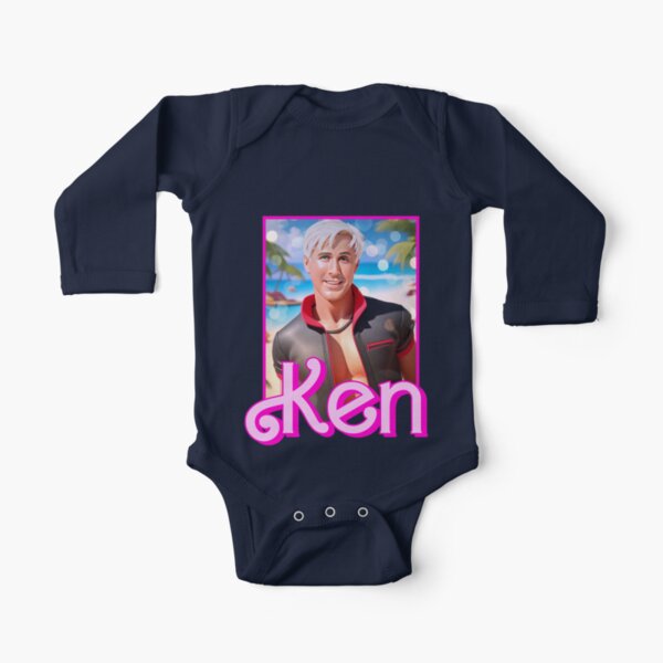 Ken Barbie Long Sleeve Baby One Piece for Sale Redbubble